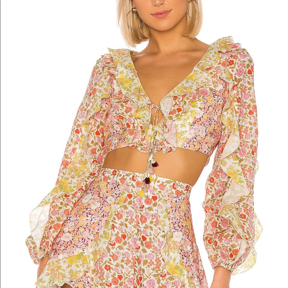 Zimmermann, Goldie Spliced Frill Top, 3